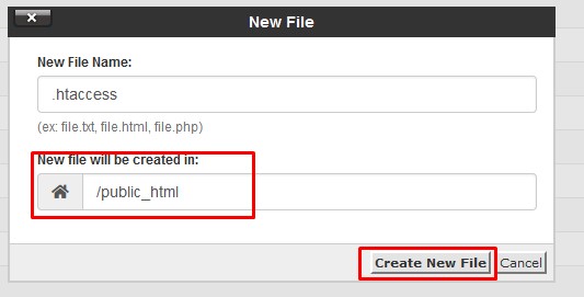  .htaccess File